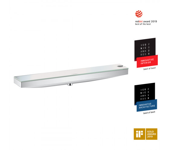 Шланговое подсоединение с полочкой и держателем для душа Hansgrohe RAINFINITY R (26858000)