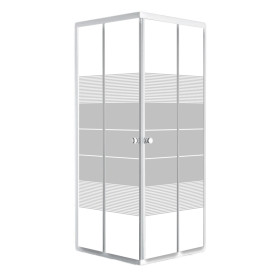 Душевая кабина без поддона RJ VELUM 90x90 см сатин (90RZ082Linia)
