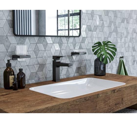 Стакан для зубных щеток Hansgrohe AddStoris чёрный матовый (41749670)