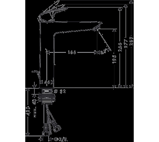 Смеситель для раковины Hansgrohe LOGIS (71095000)