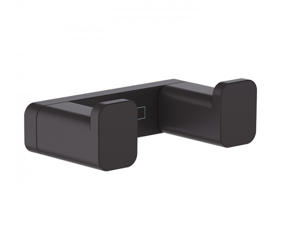 Крючок двойной Hansgrohe ADDSTORIS черный матовый (41755670)