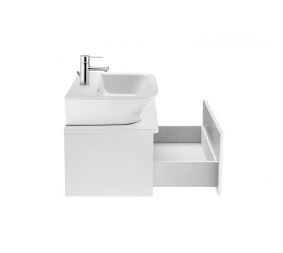 GAP тумба 60*41,4*32см, под раковину, подвесная, с ящичком, белый глянец