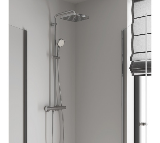Душова система для душу термостат Grohe Tempesta Cosmopolitan System 250 Cube (26689000)