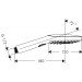 Ручний душ Hansgrohe Raindance Select 120 Air 3jet (26520000)