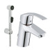 Змішувач для раковини з гігієнічним душем Grohe Eurosmart (23124002)
