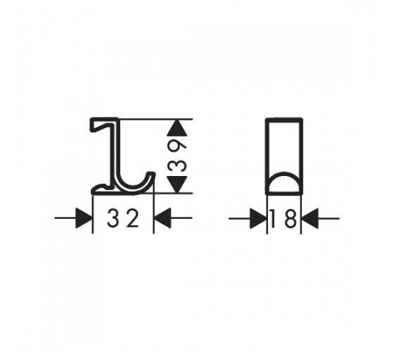 Комплект аксессуаров Hansgrohe WallStoris 4в1, Matt Black (27967670)
