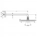 RAINDANCE S верхний душ s 240 1 jet, с держателем, powderrain