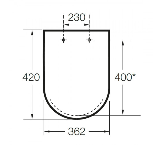 Сидіння для унітазу Roca MERIDIAN Compacto, slow closing (A8012AC00B)