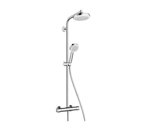 Душова система для душу з термостатом Hansgrohe Crometta 160 1jet Showerpipe (27264400)