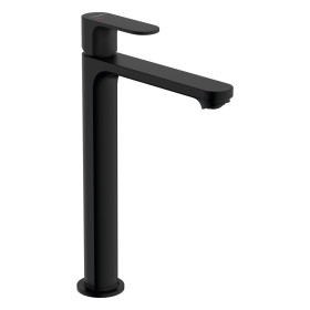 Смеситель для раковины Hansgrohe Rebris S CoolStart чёрный матовый (72580670)