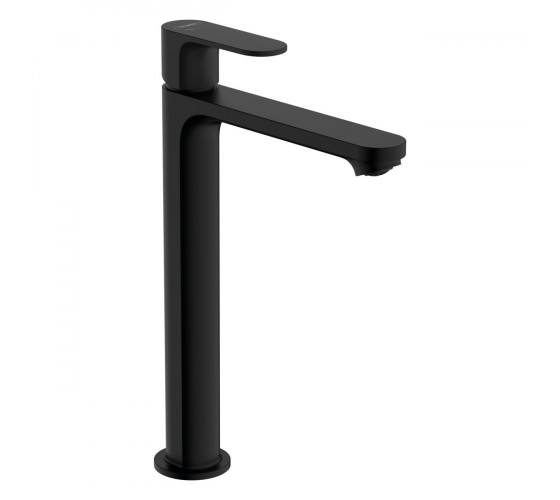 Смеситель для раковины Hansgrohe Rebris S CoolStart чёрный матовый (72580670)