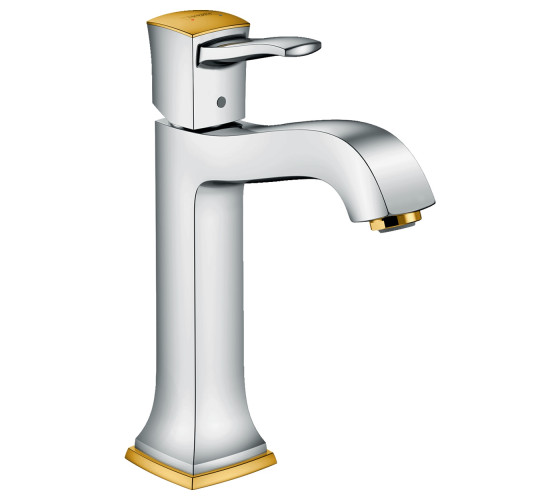 Смеситель для раковины Hansgrohe Metropol Classic хром/золото (31302090)
