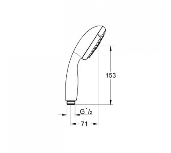 Ручний душ Grohe New Tempesta 100 (28419002)
