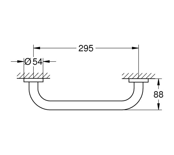 Поручень для ванни Grohe Essentials 29,5 (40421001)
