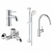 Набір змішувачів для ванни Grohe Bau Classic (123869K)