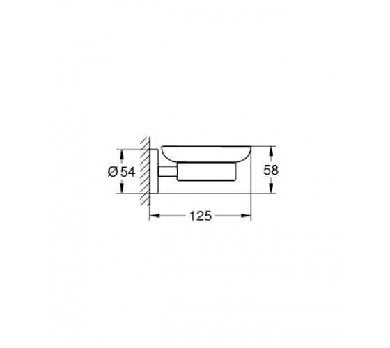 Мильниця Grohe Essentials (40444001)