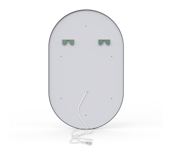 Дзеркало з LED-підсвіткою Volle 500х800 чорне (16-42-500B)