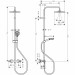 Душова система з термостатом Hansgrohe Vernis Blend Showerpipe 240 чорний матовий (26426670)