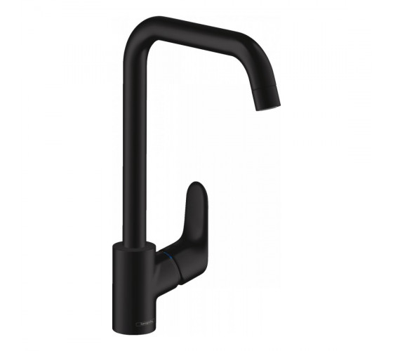 Смеситель для кухни Hansgrohe FOCUS M41 черный матовый (31820670)