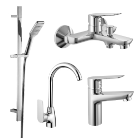 Набор смесителей для ванны Imprese (kit30095)
