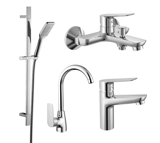 Набор смесителей для ванны Imprese (kit30095)
