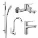Набор смесителей для ванны Imprese (kit30095)