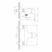 Смеситель для душа Imprese STRELA (f03308301AA)