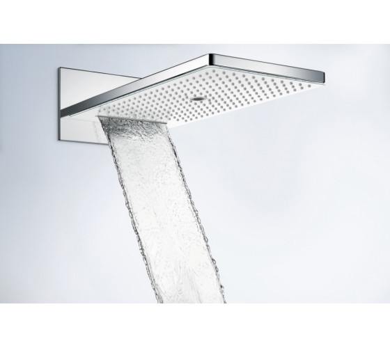 Лейка для верхнего душа Hansgrohe Raindance Rainmaker Select 580 мм Черный/Хром (24001600)