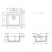 Кухонная мойка Hansgrohe S510-F450 GS черный графит (43312170)