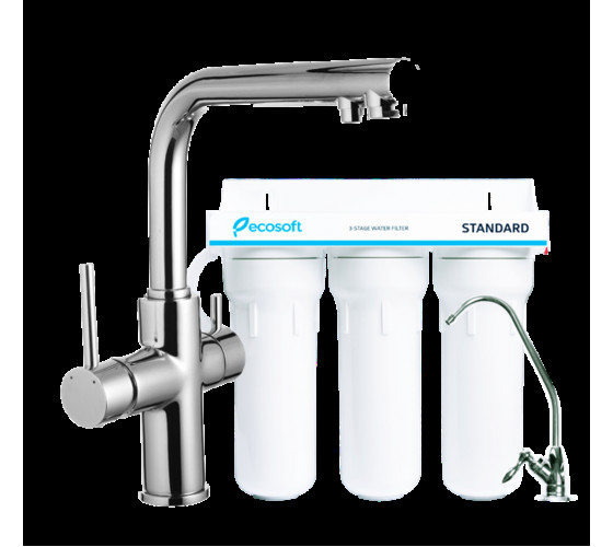 Смеситель для кухни с системой очистки воды Imprese Daicy-F (55009-F+FMV3ECOSTD)