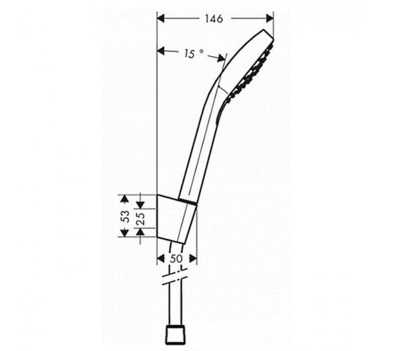 Душовий гарнітур Hansgrohe Croma Select S (26410400)