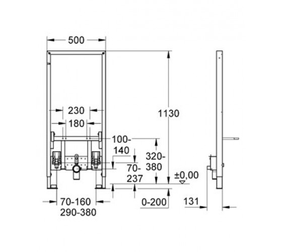 Інсталяція для біде Grohe Rapid SL (38553001)