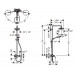 Душевая система для ванны Hansgrohe Croma Select E 180 2jet Showerpipe (27258400)