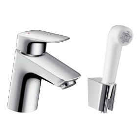 Смеситель для раковины с гигиеническим душем Hansgrohe Logis (71290000)