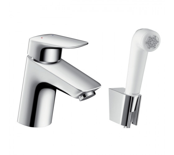 Смеситель для раковины с гигиеническим душем Hansgrohe Logis (71290000)