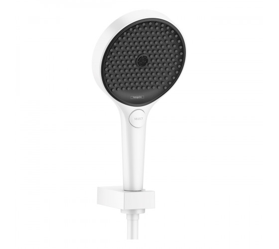 Ручний душ Hansgrohe RAINFINITY чорно-білий (26852700)