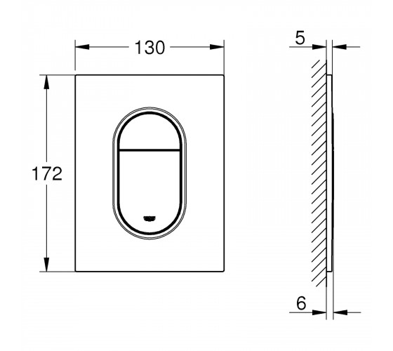 Інсталяція для унітазу Grohe Rapid SL 3в1 (39504000)