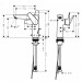 Смеситель для раковины Hansgrohe Talis E (71754000)