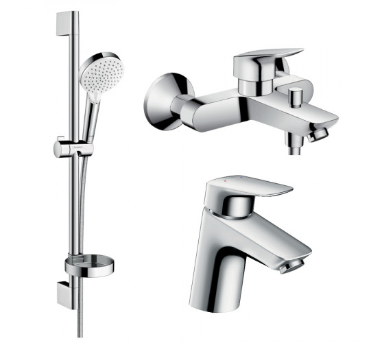 Набір змішувачів для ванни 3в1 Hansgrohe LOGIS (1222019)