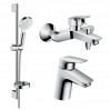 Набір змішувачів для ванни 3в1 Hansgrohe LOGIS (1222019)