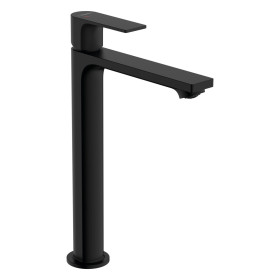 Смеситель для раковины Hansgrohe Rebris E CoolStart чёрный матовый (72581670)