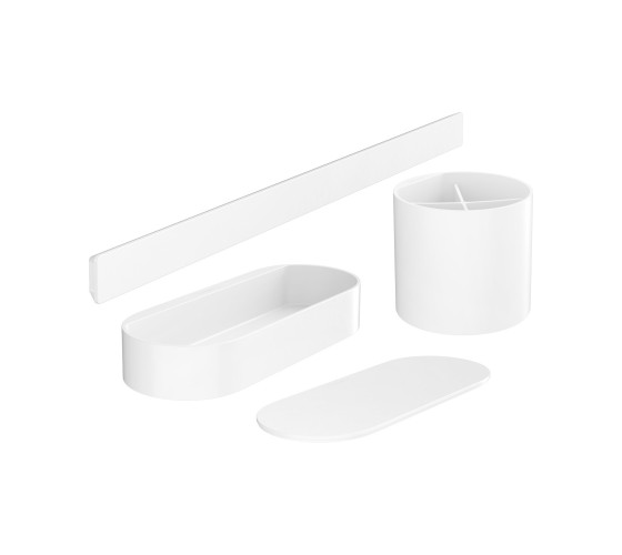 Комплект аксессуаров Hansgrohe WallStoris 4в1, Matt White (27968700)