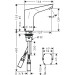 Смеситель для раковины электронный Hansgrohe Focus (31171000)