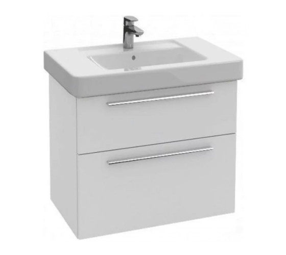 Тумба підвісна з раковиною VILLEROY & BOCH VERITY DESIGN 75 см колір білий (B02100DH)