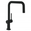 Смеситель кухонный Hansgrohe Talis M54 черный матовый (72806670)