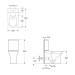 Унитаз-компакт Imprese VYSKOV Rimless с сиденьем Slim slow-closing (i11337)