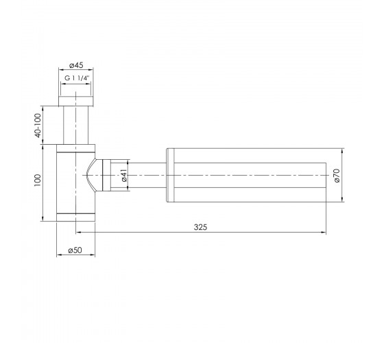 Сифон для раковины IMPRESE BRENTA (ZMK071901600)