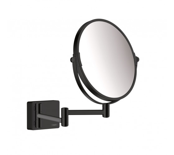 Косметическое зеркало Hansgrohe AddStoris чёрное матовое (41791670)