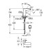 Змішувач для умивальника Grohe Eurosmart New  (23975003)