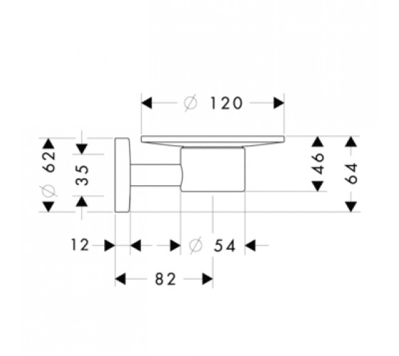 Мильниця Hansgrohe Logis (40515000)